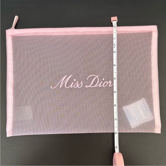 COPY - Miss Dior Mesh Cosmetics Pouch in Pink NIB - Picture 7 of 7